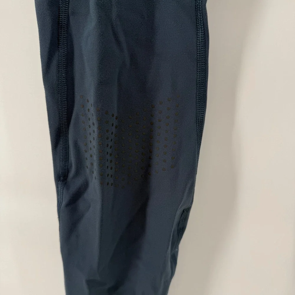 Lululemon Speed Tight Pants Reflective Detail‎ Women Medium Deep Teal Athletic